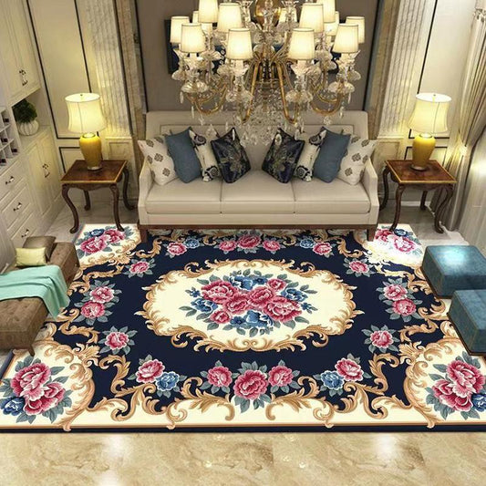 Household Living Room Carpet Bedroom Bedside Carpet Washable Carpet European Carpet