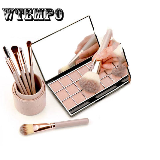 7pcs Professional Makeup Brush Set Women Eye Eyeshadow Blush Brushes Cosmetic Kit Tool