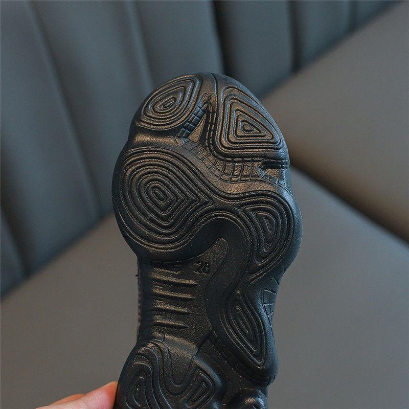 2020 Girls Sneakers Mesh Breathable Flat Soft-bottom Children's Casual Shoes Hook&loop Kids Boys Sneakers Sports Running Shoes