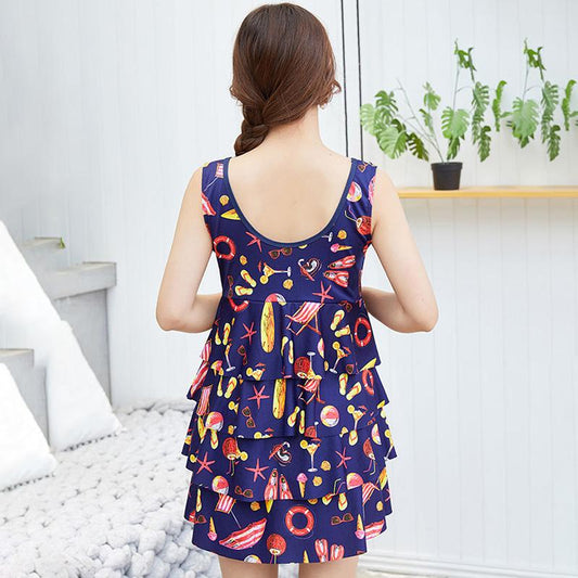 Large Size Swimsuit Cover Belly Ladies Split Thin Swimsuit Beach Swimming Split Swimsuit Sweet and Cute Sexy Ladies Swimsuit