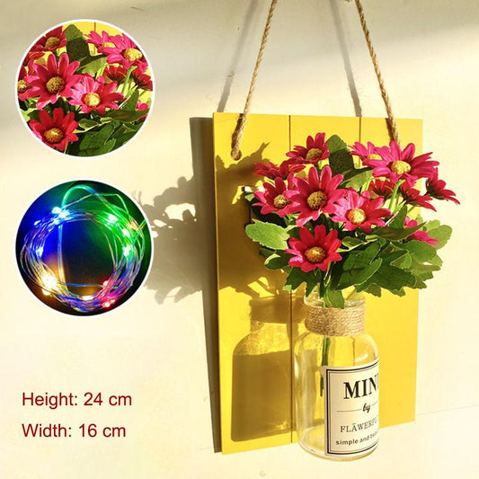 Creative Wall Hanging Living Room Wall Flower Wall Indoor Wall Hanging Wall Decoration Small Pendant Bedroom Room