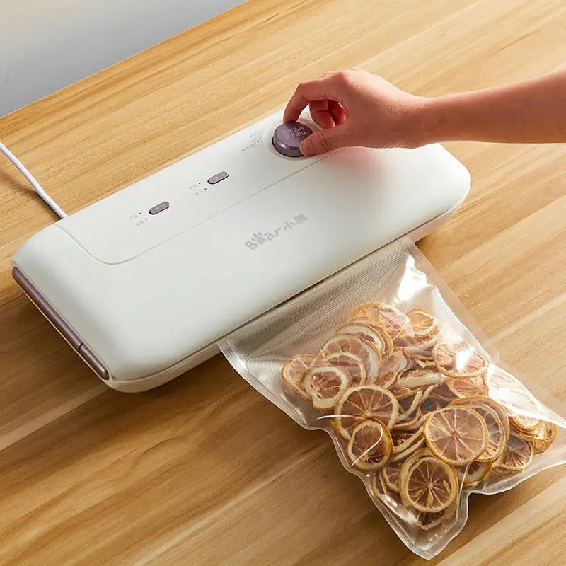 Best Food Vacuum Sealer Automatic Commercial Household Food Vacuum Sealer Packaging Machine Include 10Pcs Bags