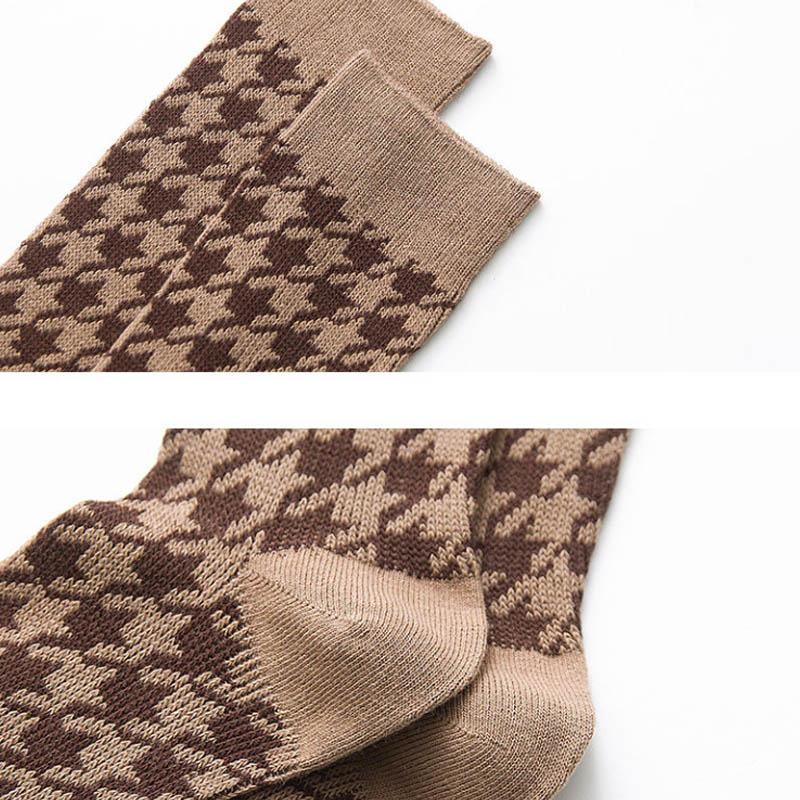 Autumn and Winter Knee Socks Thin Socks Korean College Wind High Tube Pile Hose Leg Warmers Striped