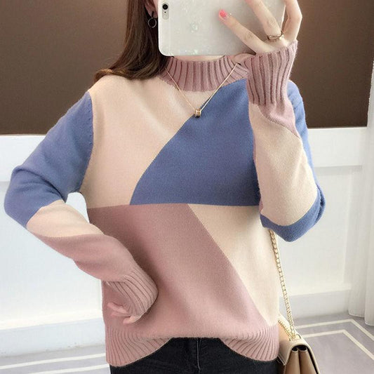 Autumn And Winter Preppy Style Knitted Sweater Clouds Cartoon Womens Sweaters And Pullovers