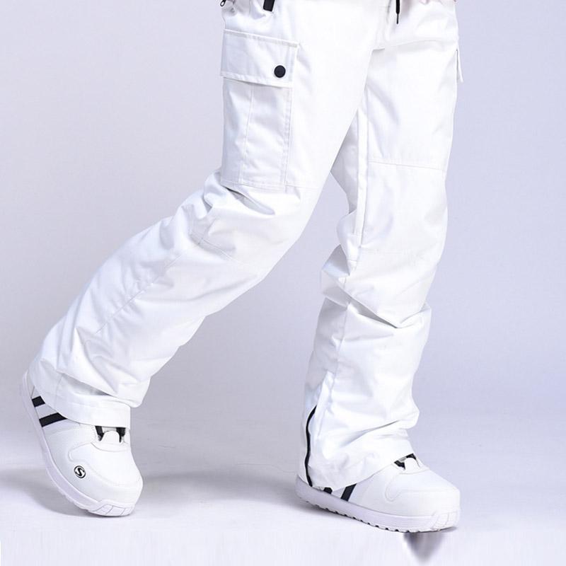 Men's and Women's Ski Pants Winter Outdoor Warm and Windproof Snowboard Pants Jumpsuit Ski Overalls Snow Pants