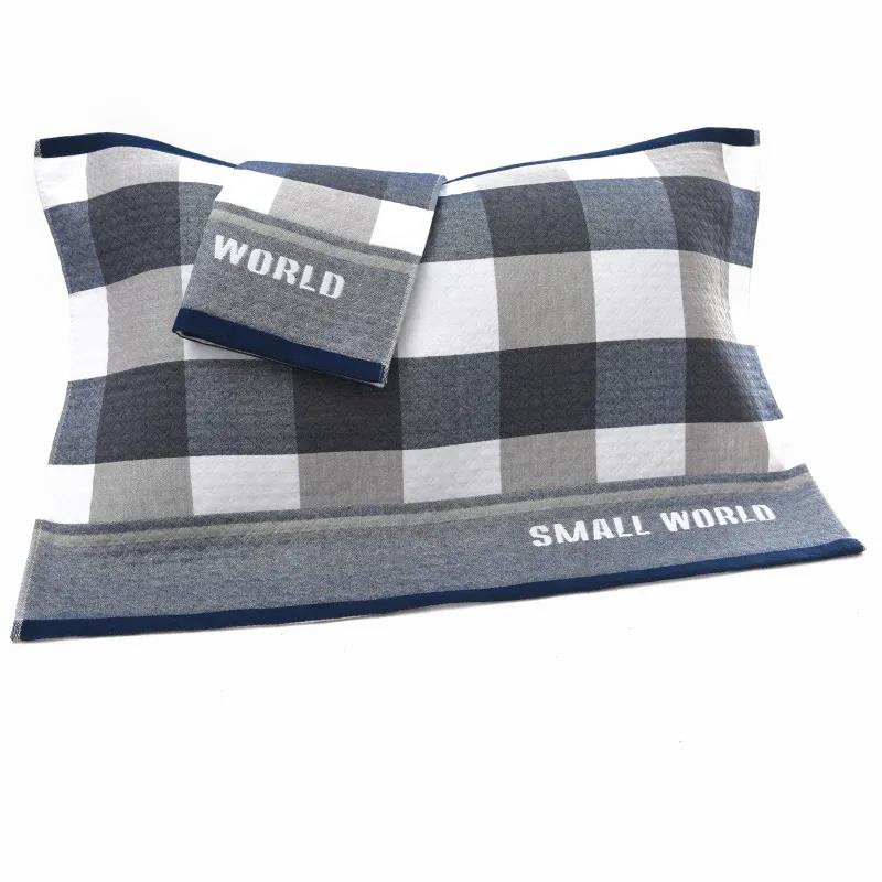 Dark Cotton Fabric Nordic Style Adult Cotton Pillow Towel Does Not Fade Can Not Afford The Ball A Pair of Affordable