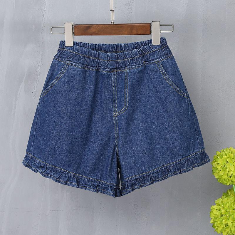 Women's Loose Slim Denim Shorts Thin High-waisted Oversized Loose Wide-fading Shorts Casual Shorts