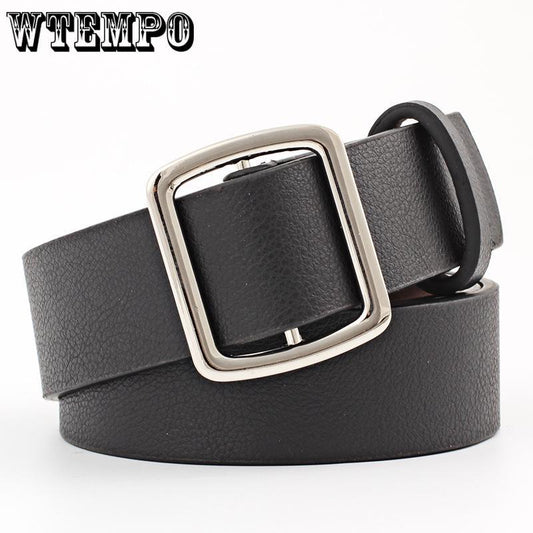 Belts Women Thin Faux Leather Belt Cummerbunds Pin Buckle Casual Waistband Strap