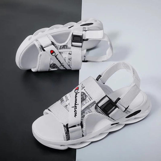 Summer Men's Breathable Sandals Men's Non-slip Dual Purpose Sandals Beach Shoes