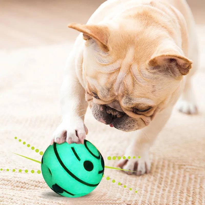 Dog Toy Dog Bite Ball Molar Teeth Bite Resistant Vocal Pet Dog Teddy Puppies Molar Training Ball Play Fun Chewing Toy Dog Cats Grind Teeth Toy