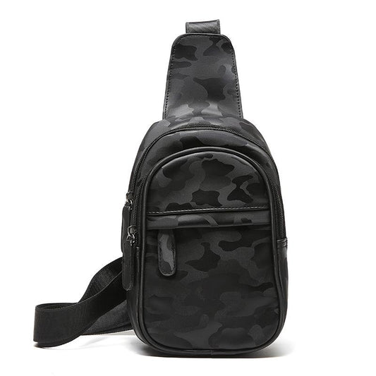 Chest Bag Men Black Waterproof Mobile Phone Camouflage Messenger Bag Outdoor Sports Shoulder Bag