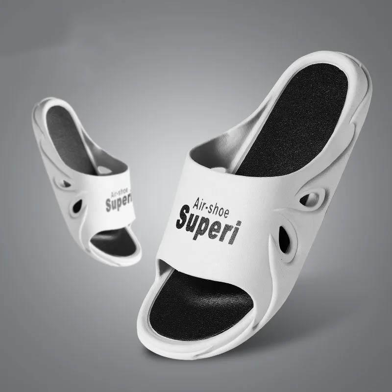 Slippers Men's Outdoor Wear Trend Non-slip Summer Home Couple Thick Bottom Bathroom Indoor Home Boy Slippers