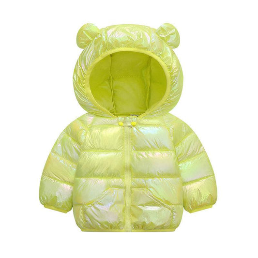 Girls' Warm Cotton Winter Clothes Lightweight Cotton Jacket Windbreaker
