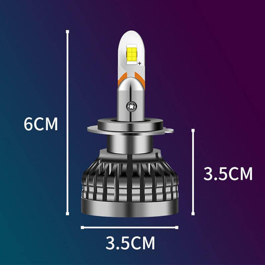 Car LED Big Bulb Super Bright Spotlight High and Low Beam Headlight H1 H7 H4 H8 H9 H3 H11 9005 9006 9012 Far and Near Integrated H4 Modification