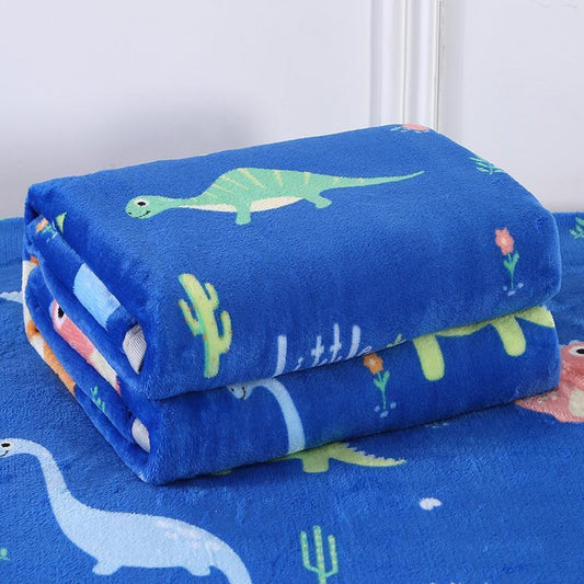 Bed Soft Coral Flannel Flannel Blanket Faux Fur Mink Sofa Cover Bed Cover Winter Blanket Travel Warm Blanket Air Conditioning Blanket for Nap