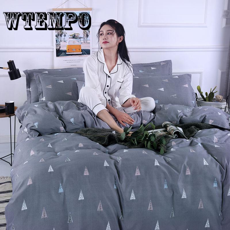 Sheet Pillowcase Duvet Cover Set Print Bedding Sets