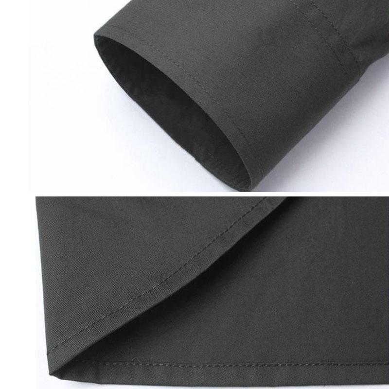 Men Business Shirts Casual Tees Summer Short Sleeves T-shirt Stretch Cardigan Button Down Undies Male Clothing Solid Color Top