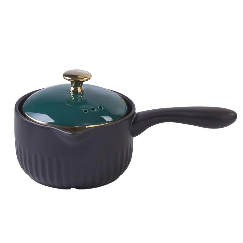 Small Milk Pot Complementary Food Pot Instant Noodle Casserole Non-stick Milk Pot High Temperature Nutrition Pot Gas