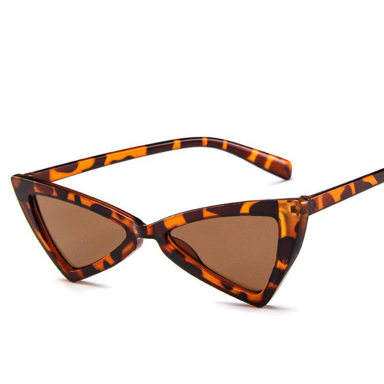 WTEMPO Sexy Cat Eye Sunglasses , New Fashion Triangle Small Size Modern Retro Designer Women Sun