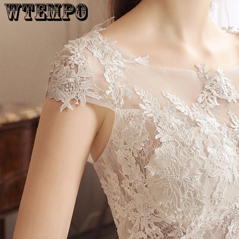 Formal Sexy Sweetheart Lace Ball Gown Wedding Dresses Flowers embroidery Bridal Gown
