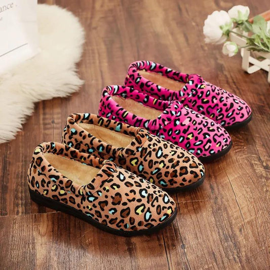 Women's Flat Winter Shoes Casual Slip on Female Snow Shoes Flat Shoe Women Winter Non-Slip Warm Plush Shoe