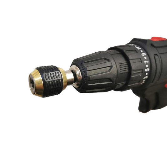 60mm Hex Handle Quick Coupling 6.35mm Change Joint Electric Hand Drill Three Claw Turn 1/4 Inner Hex Self-locking Connecting Rod