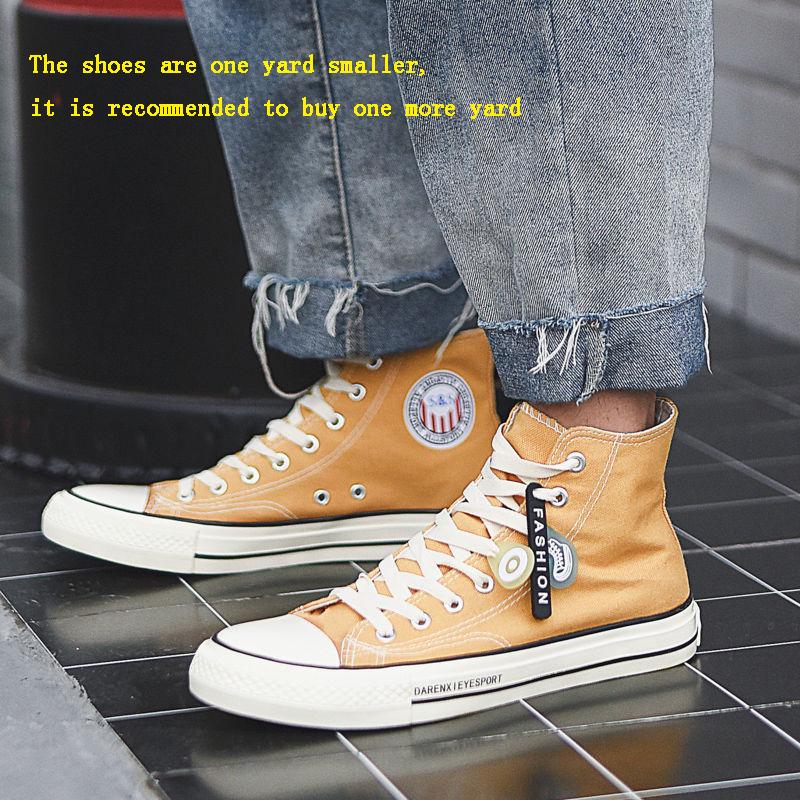 Men Canvas Fashion Brand Casual Shoes Flat for Men Comfortable Lace Up Zapatos Sapatos Youth Sneakers