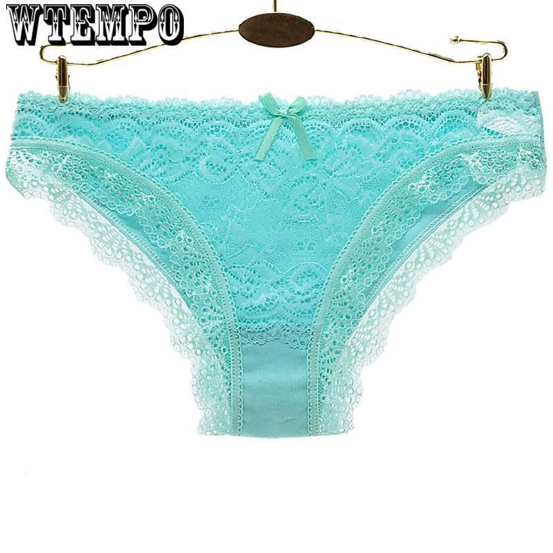 WTEMPO 6 Pcs/Lot Women Seamless Underwear Sexy Lace Lady Underwear Woman Panties