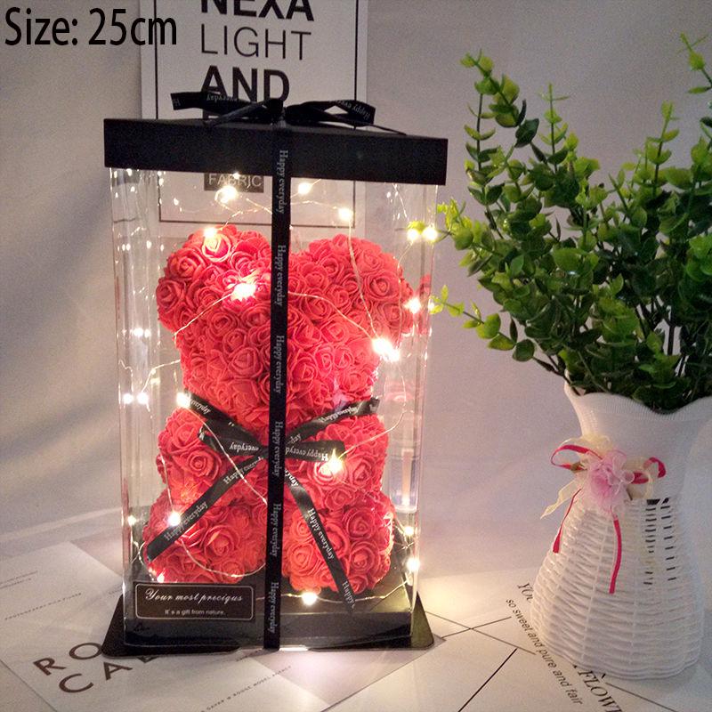 Valentine's present Birthday present Simulation flower Creative LED Light Christmas gift Rose flower