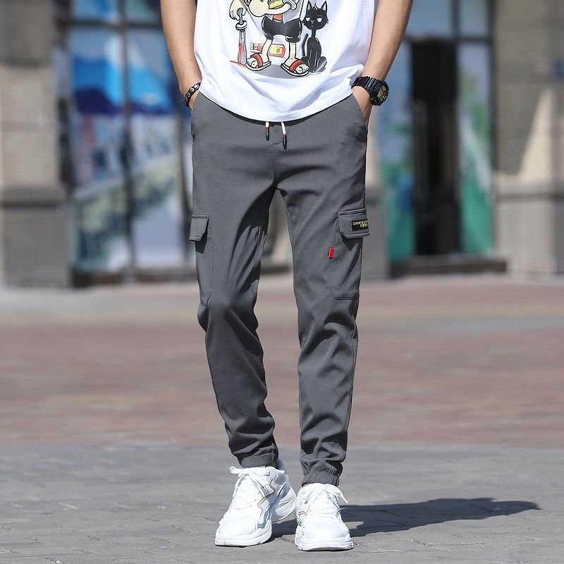 Autumn Overalls Loose Men's Leggings Pants Young Students Trousers Casual Pants