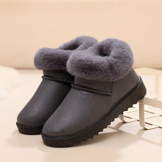 Snow Boots Women Winter Short Tube Thick-soled Fashion Plus Velvet Thickening Northeast Waterproof Non-slip Warm Cotton Shoes