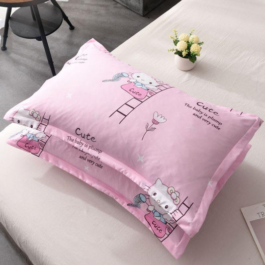 A Middle Pillow Genuine Pillow Core Adult Wedding Home Hotel Student Pillow with Pillowcase