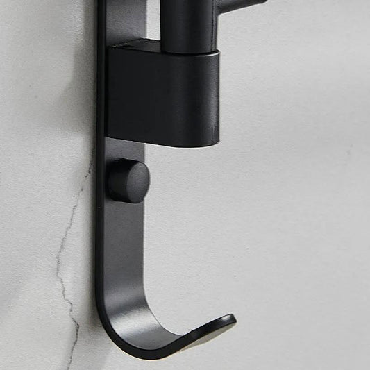 30cm Towel Rack Rotating 3 Bar Bathroom Shelf Rack Towel Bar Bathroom Artifact Hanging Towel Rack Hook