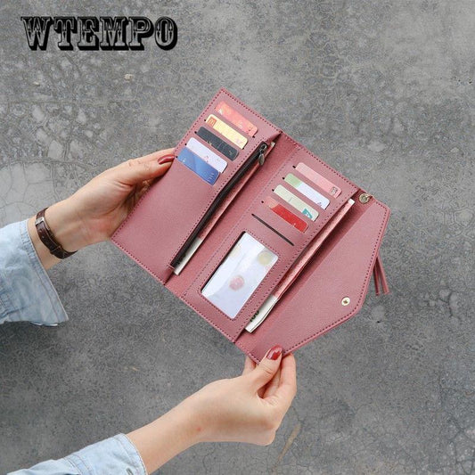 Women Wallets Women's Long Design Purse Female Card Holder Long Lady Purse Money Bag