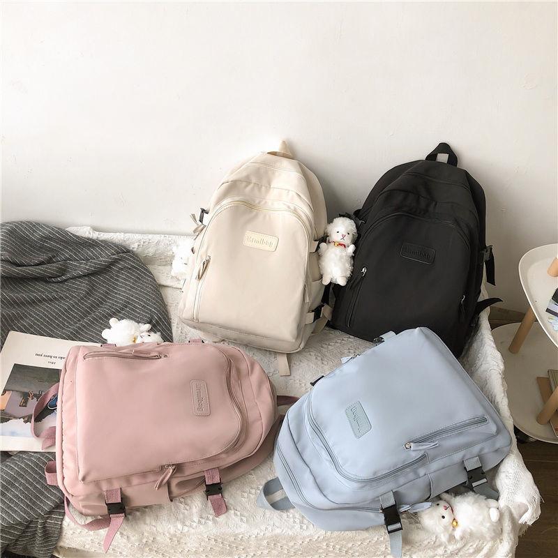 Lightweight School Bag Backpack Junior High School High School Students Large-capacity Fashion All-match Xianqi School Bag