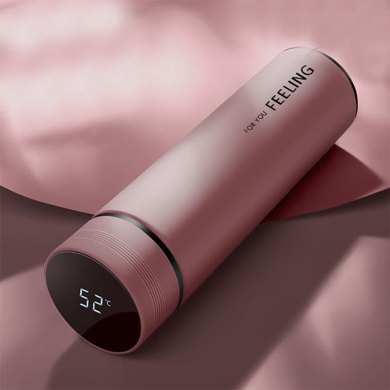 Smart Temperature 304 Stainless Steel Large-capacity Thermos Mug Male and Female Students Portable Business Tea Cup