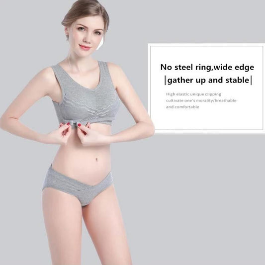 Women's Pure Cotton Non-wireless Bra Thin Ladies Gather-up Vest-style Sports Underwear Seamless Sleep Cotton Bra Lace Padded Adjustable Brassiere
