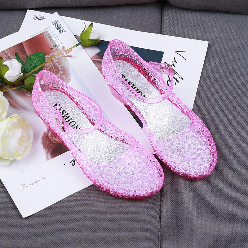 Crystal Sandals Are Soft Non-slip Wear-resistant Women's Sandals All-match Women's Shoes Wedge Heels Women's Sandals