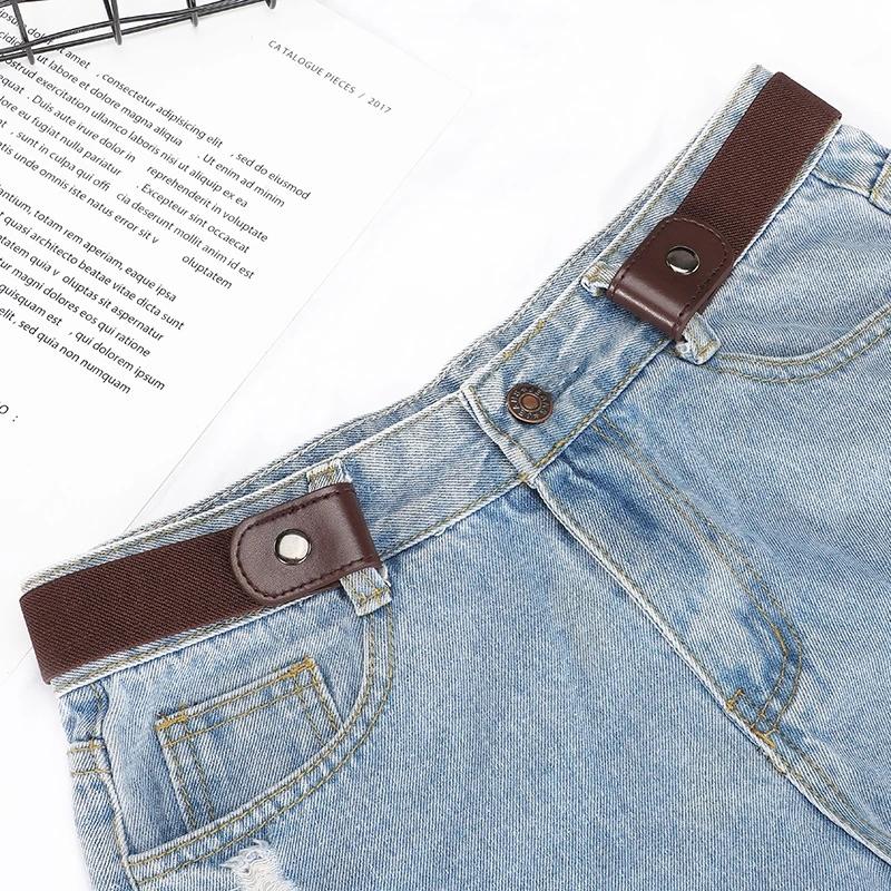 Women's Double Circle Woven Thin Belt Casual Korean Decorative Sweater Dress Belt Knotted and Lengthened Maroon Bel Telastic Band