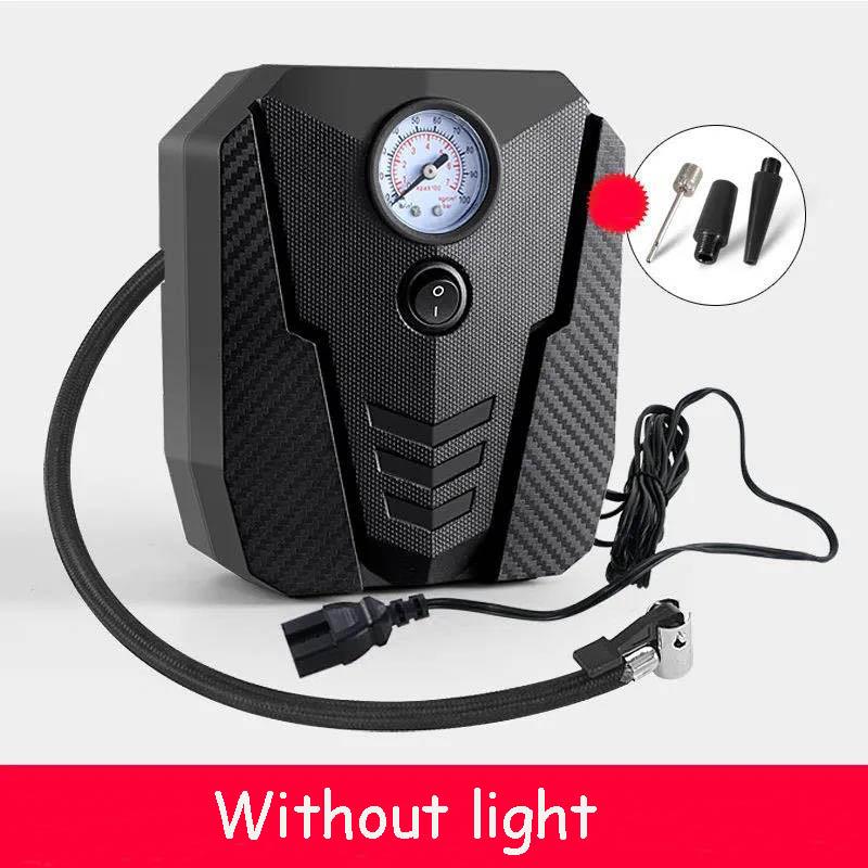 Car Inflatable Pump Mechanical Disk Finger Consumption Portable Car Reactor Tire High Power High Voltage Electric Air Air with Illumination Lamp