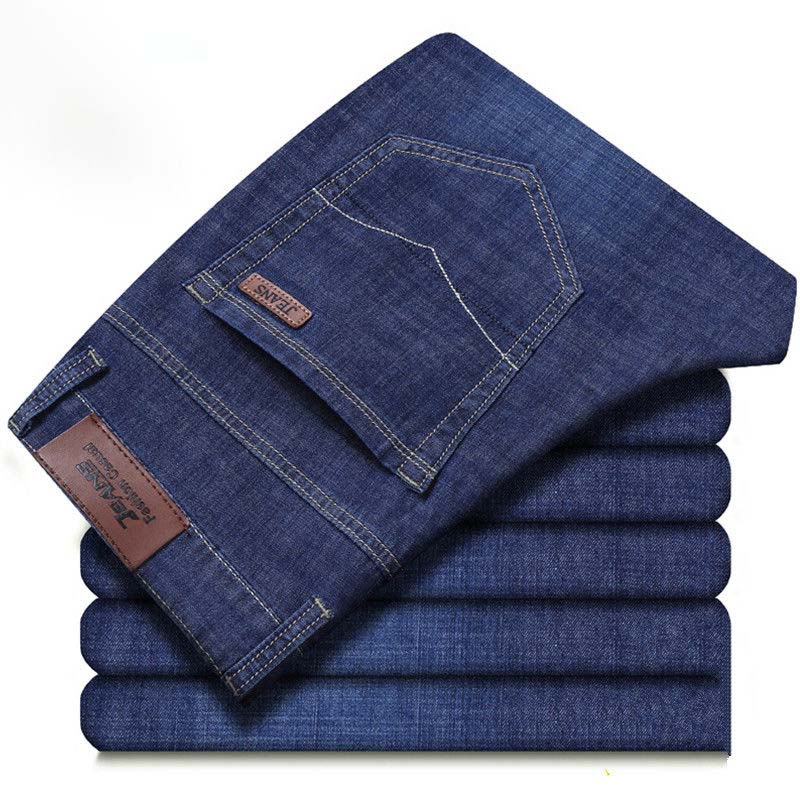 Spring and Summer Jeans Men's Straight Loose Ultra-thin Wide-leg Trousers
