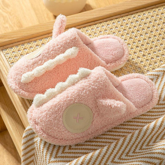 Designed Cotton Slippers Warm In Autumn and Winter Flat Shoes Non-slip Slippers Indoor Leisure and Entertainment