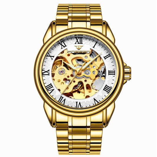 Top Brand Men Mechanical Watch Automatic Fashion Luxury Stainless Steel Male Clock