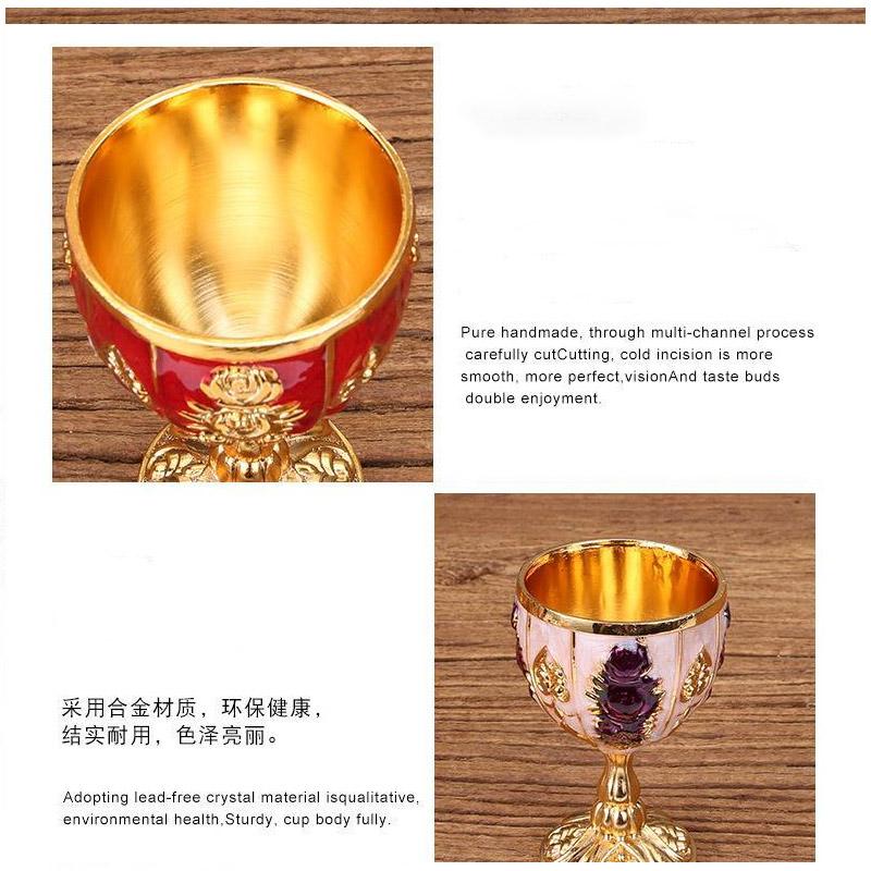 Small Wine Cup A Glass of European-style High-end 30 Ml Liquor Glass Creative Household Glass Liquor Glass