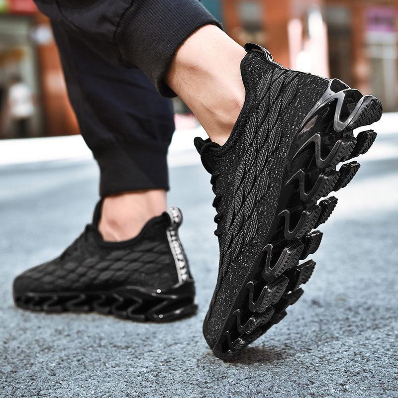 Outdoor Men Running for Men Jogging Walking Sports Shoes Lace-up Athietic Breathable Blade Sneakers