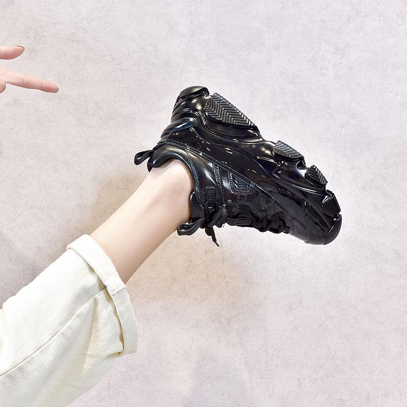 Women Sneakers Casuals Height Increasing Female Chunky Shoes thick-soled sports shoes casual running shoes