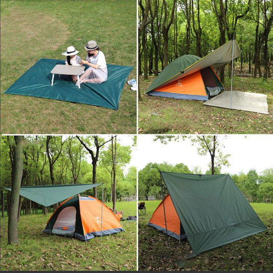 Outdoor Waterproof Sunscreen Car Side Tent Canopy Outdoor Moisture-proof Cloth Mats Tent Mats Sunshade Cloth Windshield Cloth