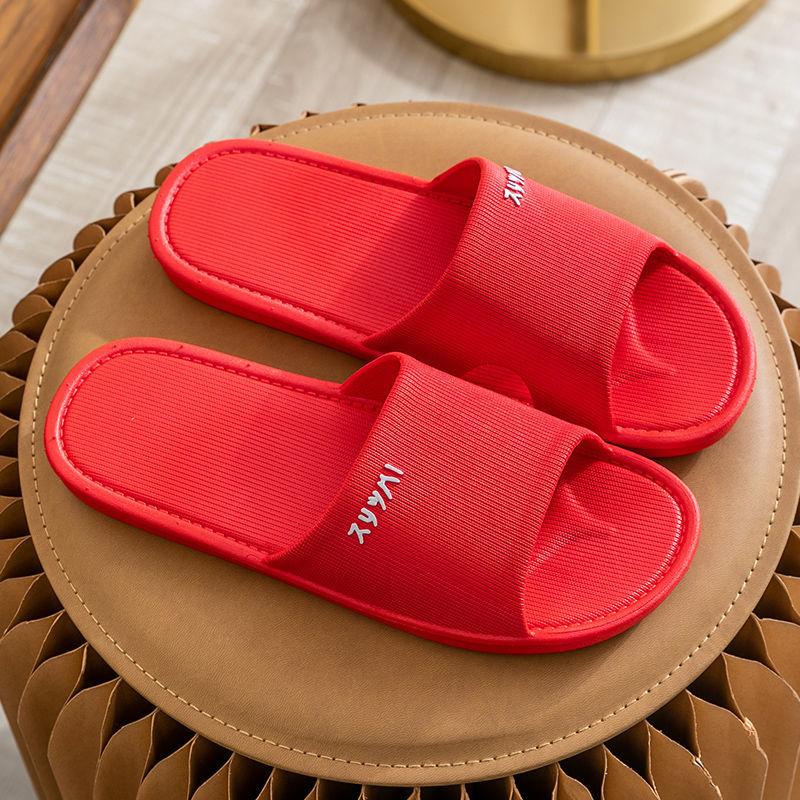 Women's Couple Sandals Home Shoes Thick-soled Non-slip Bathroom Slippers Deodorant Household Shower Slippers