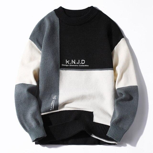 Autumn and Winter Imitation Mink Men's Round Neck Thickened Sweater Fashion Handsome Youth Sweater Chenille Sweater