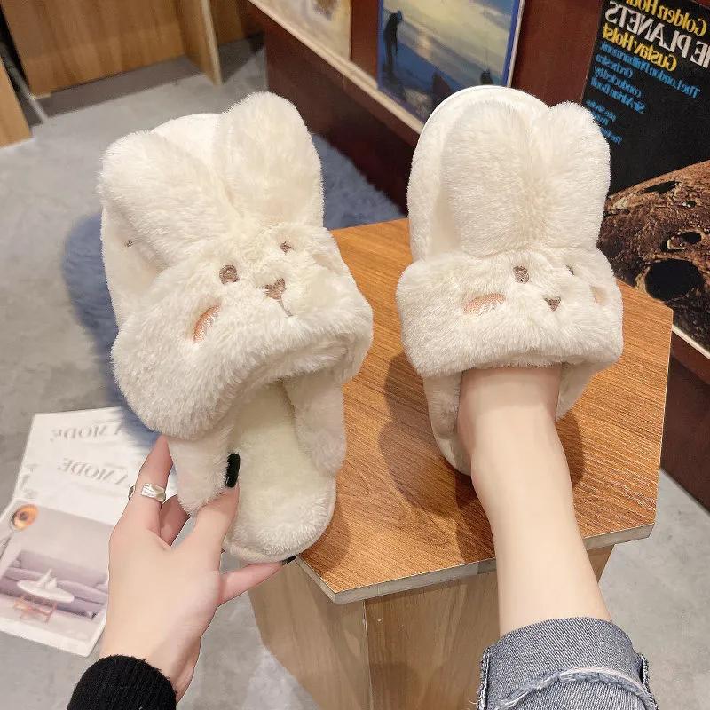 Winter Slippers Women Super Soft Warm Plush Women Slippers Shoes Funny Shoes Ladies Casual Indoor Home Slippers Woman Shoes